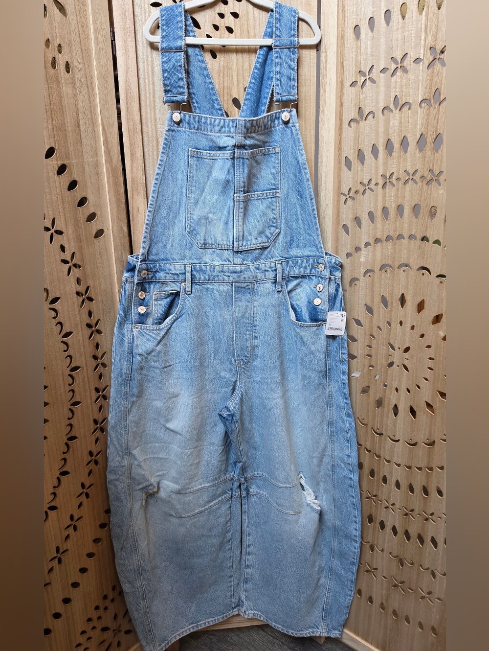 NWT We The Free Good Luck Barrel Overalls ~ Going Steady XL - Picture 2 of 14